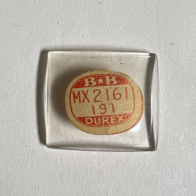 ELGIN : CHAIRMAN (AND OTHERS) – Rectangle 21.6mm x 19.1mm DUREX & ROCK-CRAFT