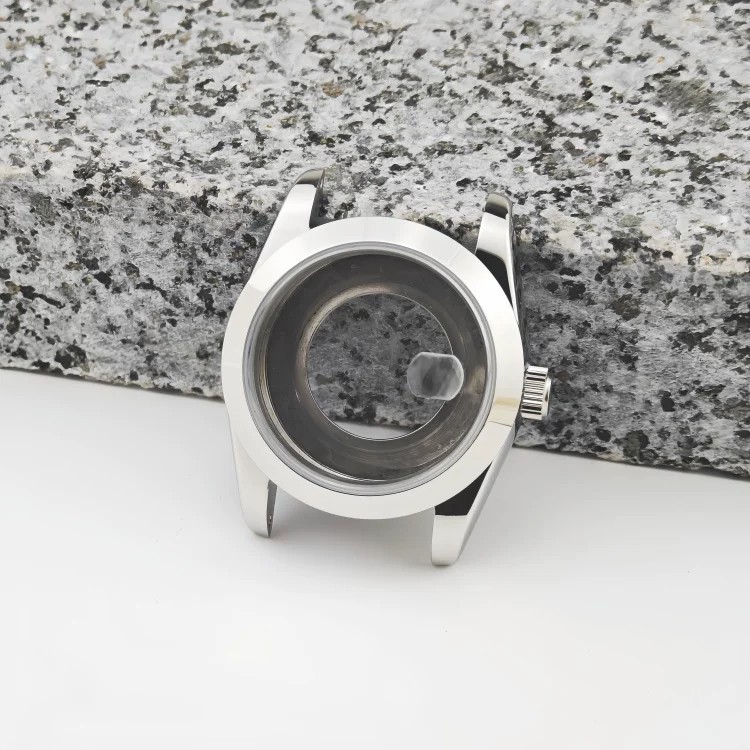 31mm Matte Sandblasted Watch Case Sapphire Glass For NH05 NH06 Movement