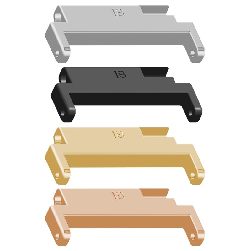 Watchband Connector Lugs Adapter Strap Link for 18mm-20mm Head Grains2x