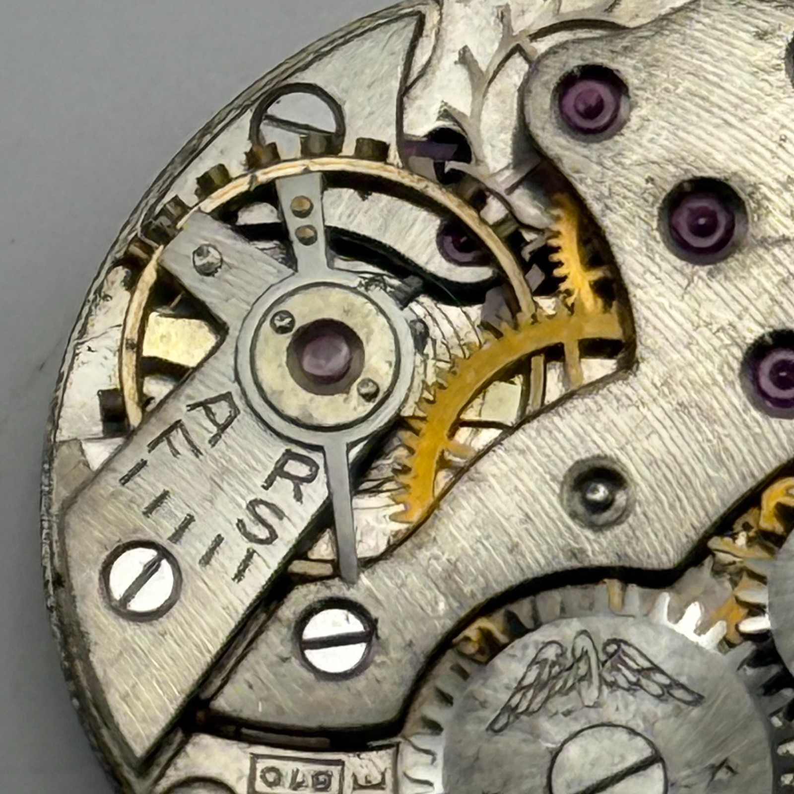 Rotary 810 Watch Movement 15 Jewels Swiss Manual Wind Parts Repair 19.3mm