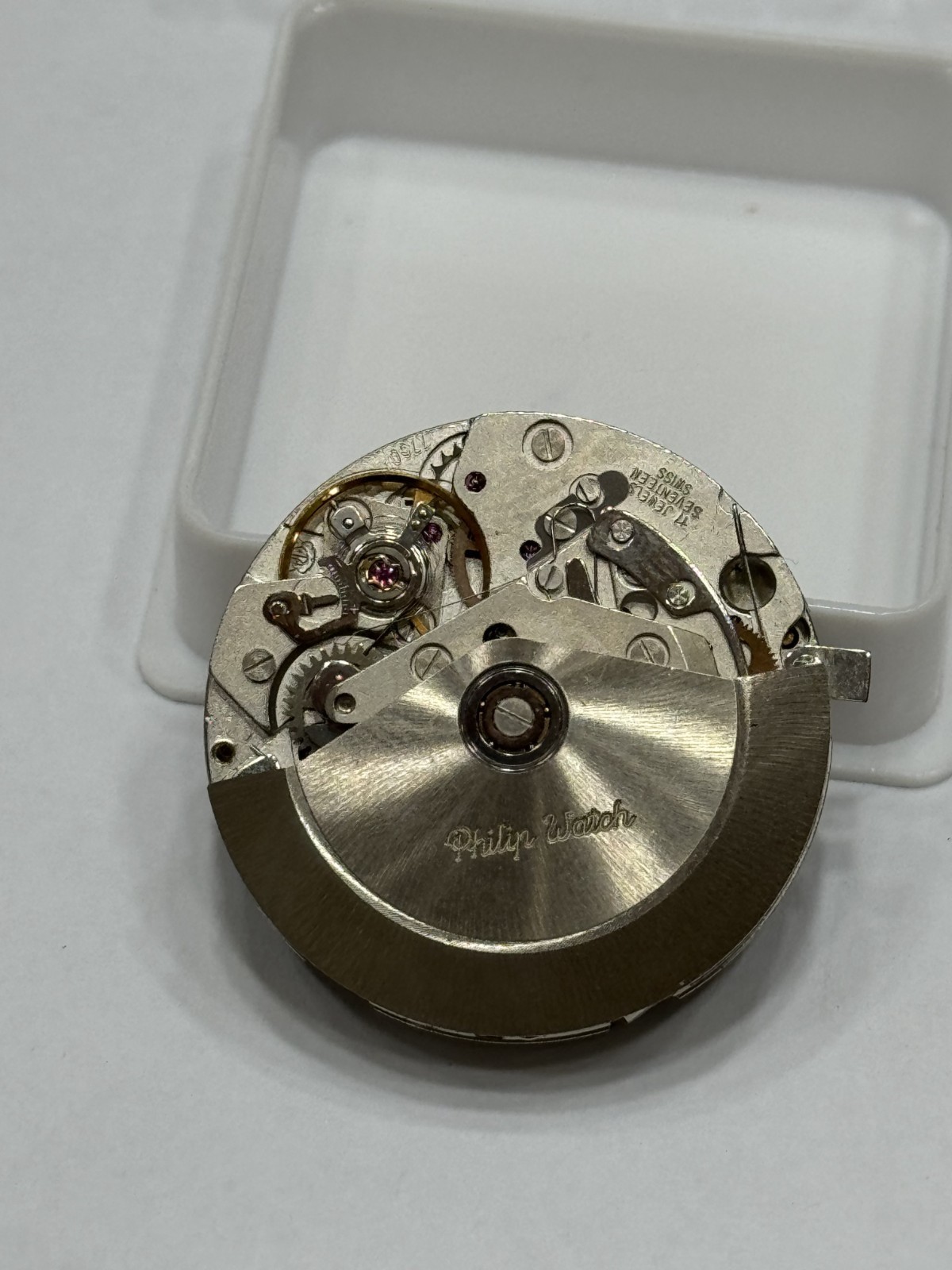 Philip Watch Movement Automatic Eta 7750 Swiss Made 17 Jewels Running