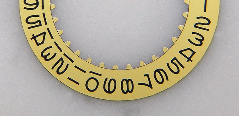 Genuine Rolex Submariner GMT Champagne Hook 7 Date Disc Wheel 1560 1570 1575