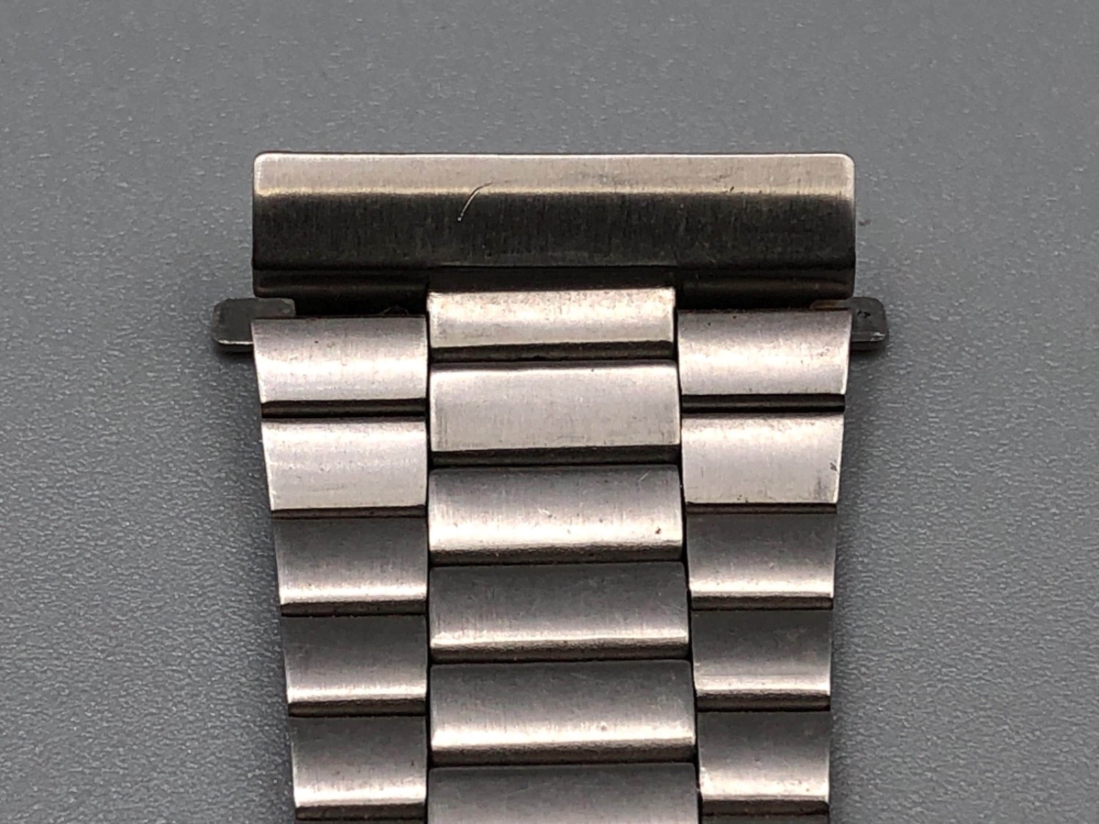 VINTAGE 70s 80s NOS ORIENT JAPAN STAINLESS STEEL 22mm END LINK WATCH BRACELET