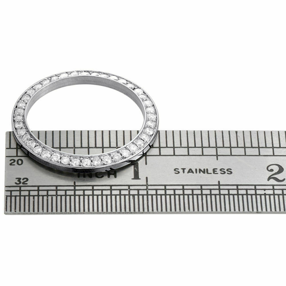 Custom Diamond Bezel to Fit Rolex DateJust 26mm Watches ONLY Round Cut 1 CT.