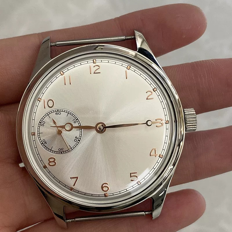 42mm Stainless Watch Case ST3600 Movement Manual Mechanical Movement 37MM Dial