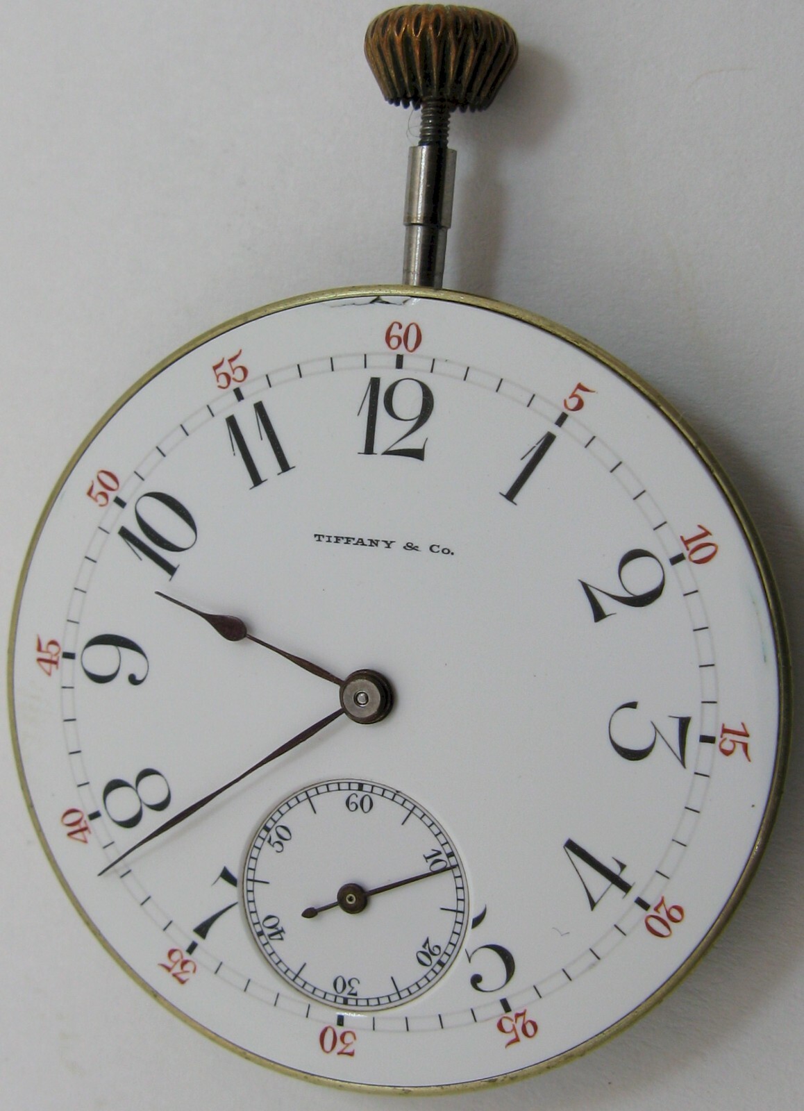 Quality Tiffany Agassiz Pocket Watch Movement for parts .. 37.7 mm fit Open Face