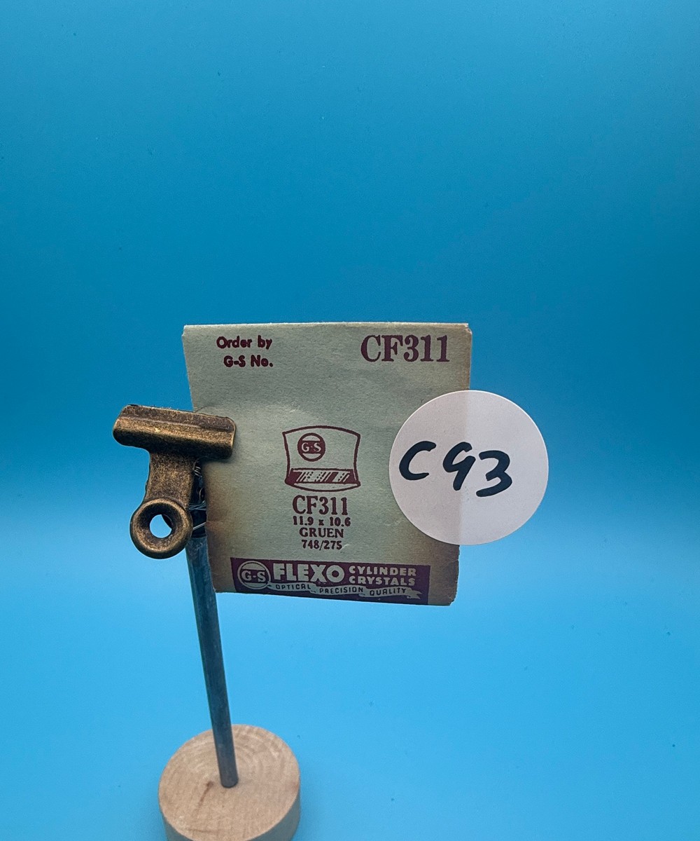 G-S Flexo Cylinder Watch Crystal CF311 for Gruen 748/275
