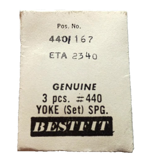 ETA 2340 2345 2350 Yoke Set Spring watch part #440/167 Eterna 1404 Hamilton 17
