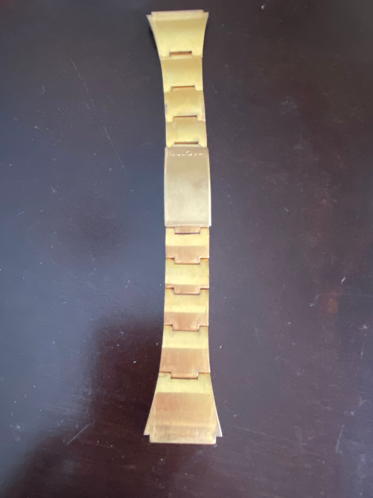 VINTAGE N.O.S. 22MM BULOVA WRIST WATCH BAND ONLY, REF. 60094, ADJUSTABLE