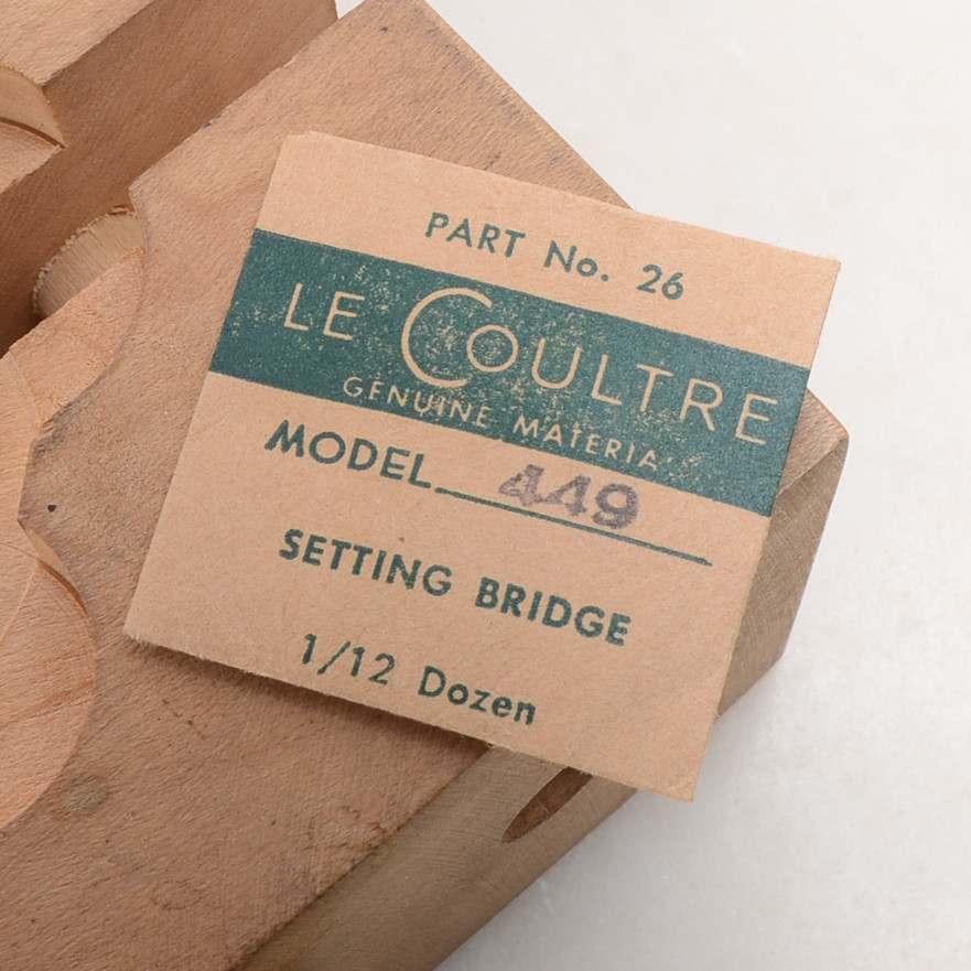 Genuine LeCoultre 449 Setting Bridge Part No 26 New Old Stock Watchmakers NOS