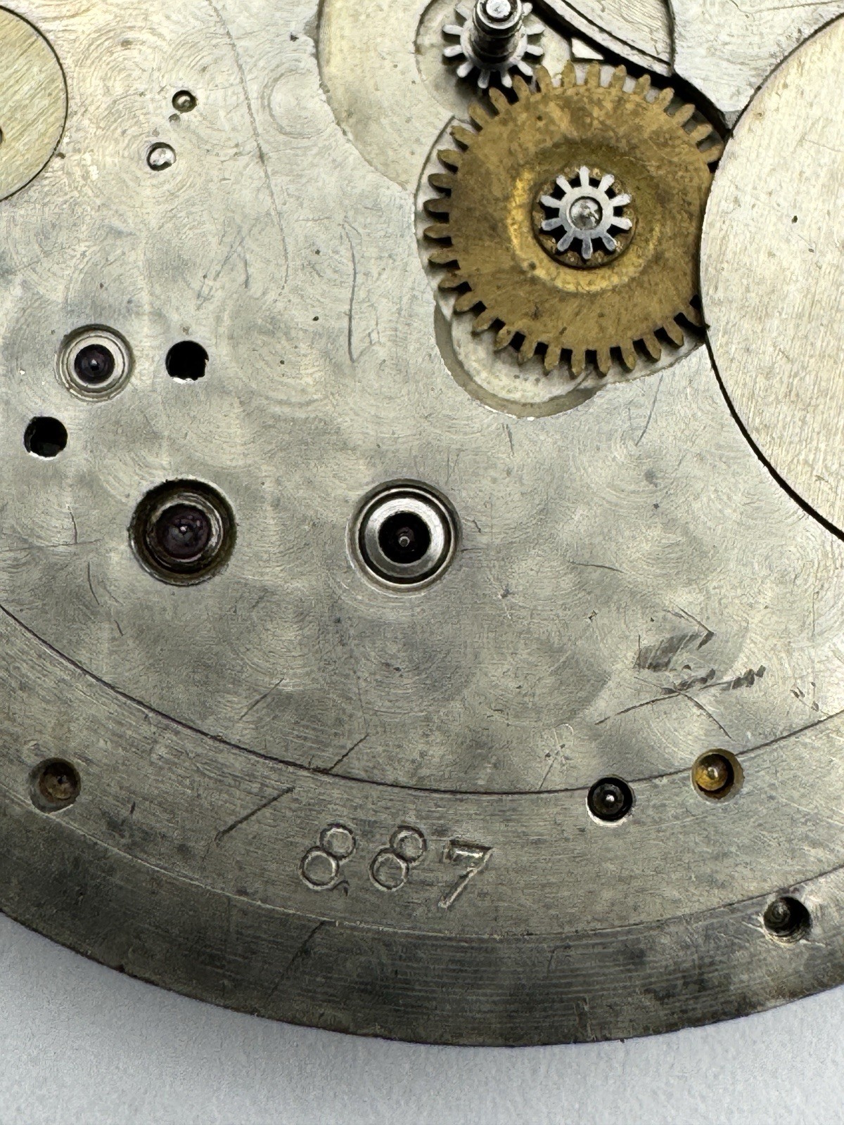 Pair Of High Grade Pocket Watch Movement For Parts Or Repair