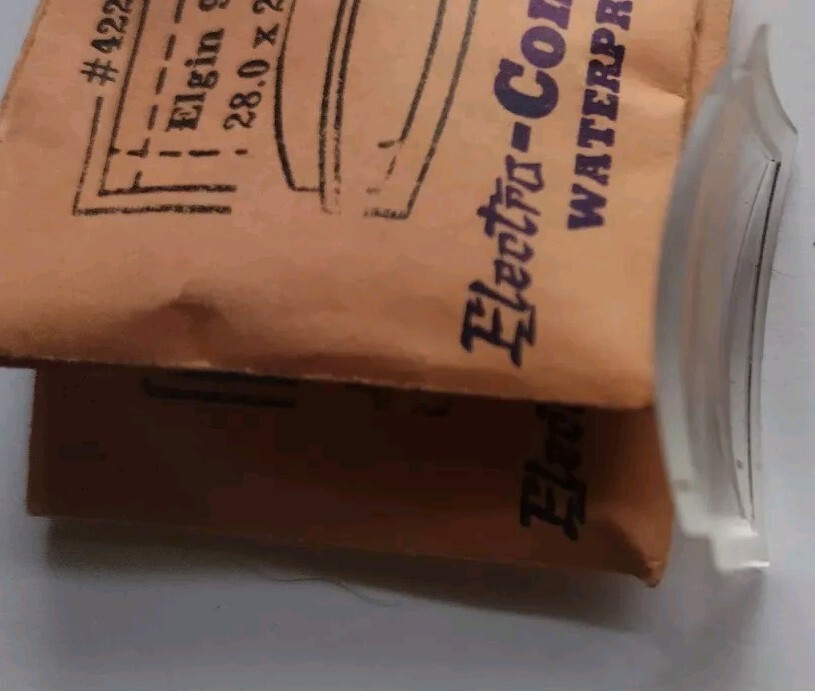 Wristwatch Crystal for Elgin # RMY 422 by Electro Complex USA waterproof