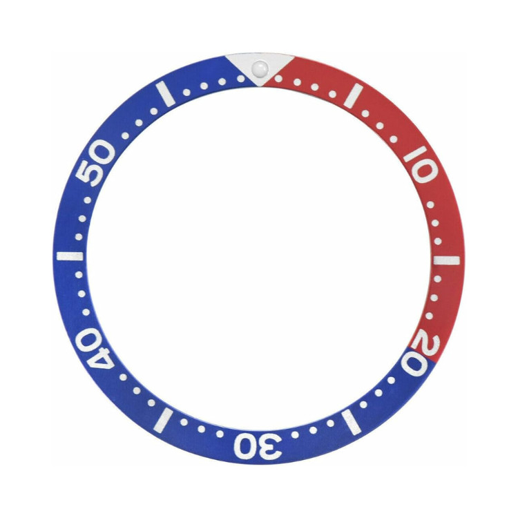 SKX007/SRPD Flat Bezel Insert – Red/Blue Pepsi SKX Style – CT6148