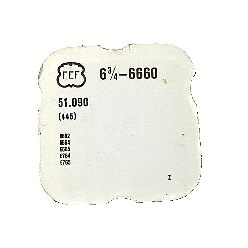 FEF Fleurier 6660 Setting Lever Spring Set Bridge watch part #445/1134