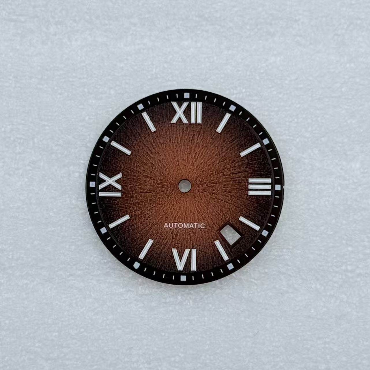 New NH35 Dial 31.8mm Black Purple Fit NH35/36 Movements Watch Accessories