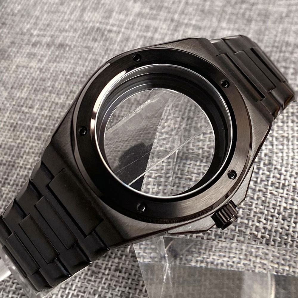 Ingenieur NH35A Watch Case 40mm Black PVD for NH36 PT5000 ETA2824 20BAR Sapphire