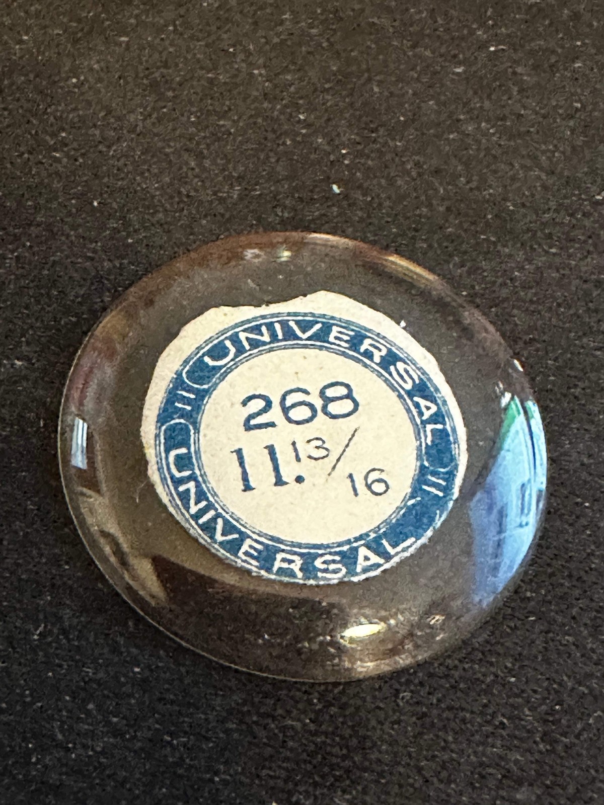 Universal Vintage Small Glass Watch Crystal 11-13/16 (~26.8mm) – NOS