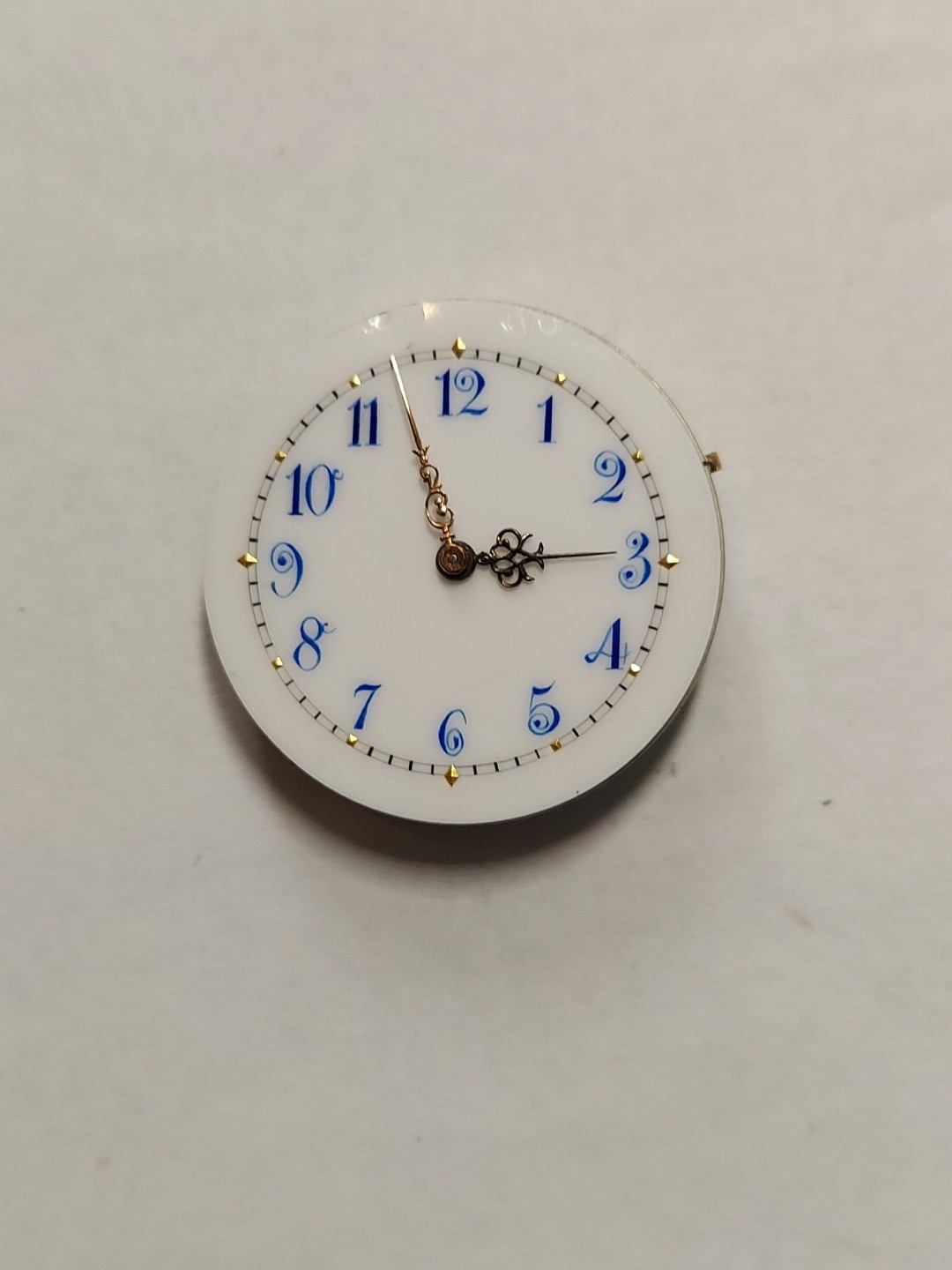 Unbrand Collectible High Grade Art Deco Enamel Dial Full Jewels P.W.MOVEMT Women