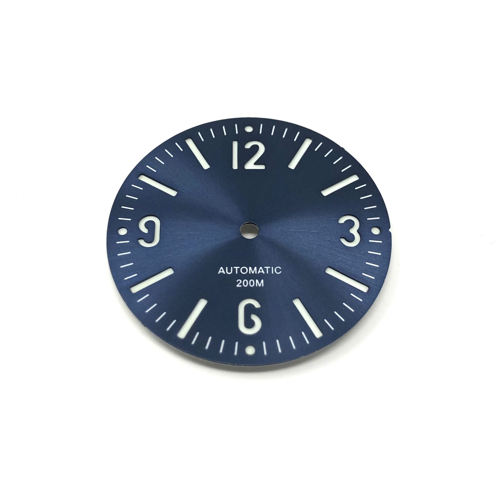 Dark Blue Sunburst Sandwich Watch Dial – 28.5mm – CT822