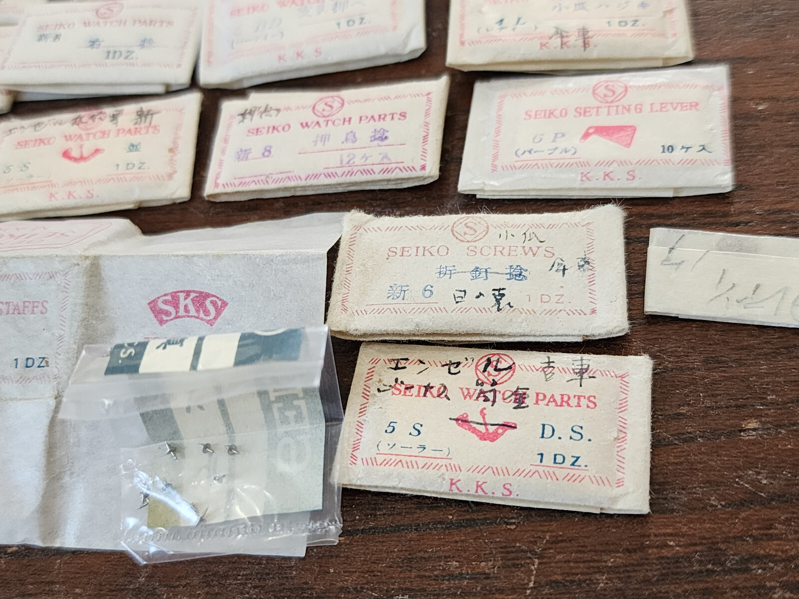 Large Assorted Seiko Seikosha Parts Lot Watchmaker Unsorted 1960 1970 1980 2