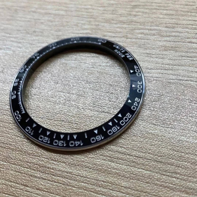 Replacement SS Black Ceramic Watch Bezel Fits Rolex Daytona 126500LN NEW