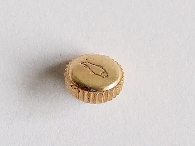 1950s IWC International Watch Co. BF patent, gold? 6mm watch crown