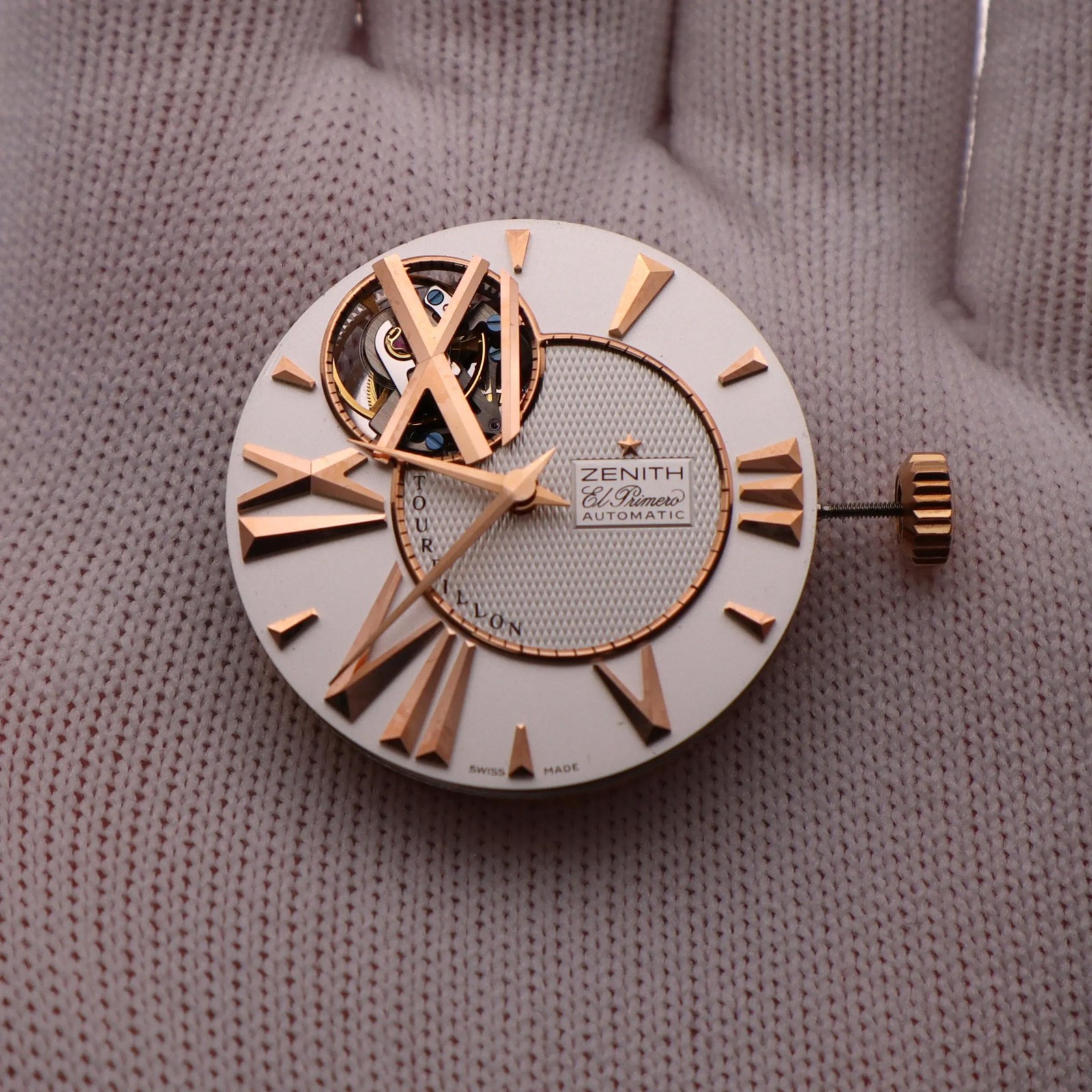 Zenith Academy Tourbillon Rose Gold White Dial Movement 18-0240-4041-01-C495