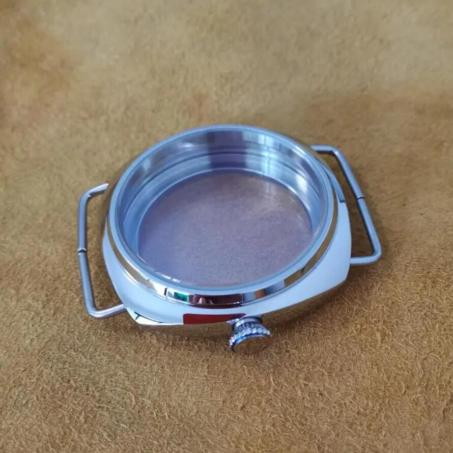 1pc 45mm Watch Case Watch Repair Parts 18K Gold For ETA6497/6498/ST3600 Movement
