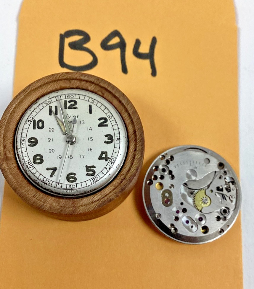 Lot Vintage Wyler Military 17 Jewel ETA926 Good Balance Spare Part Repair READ