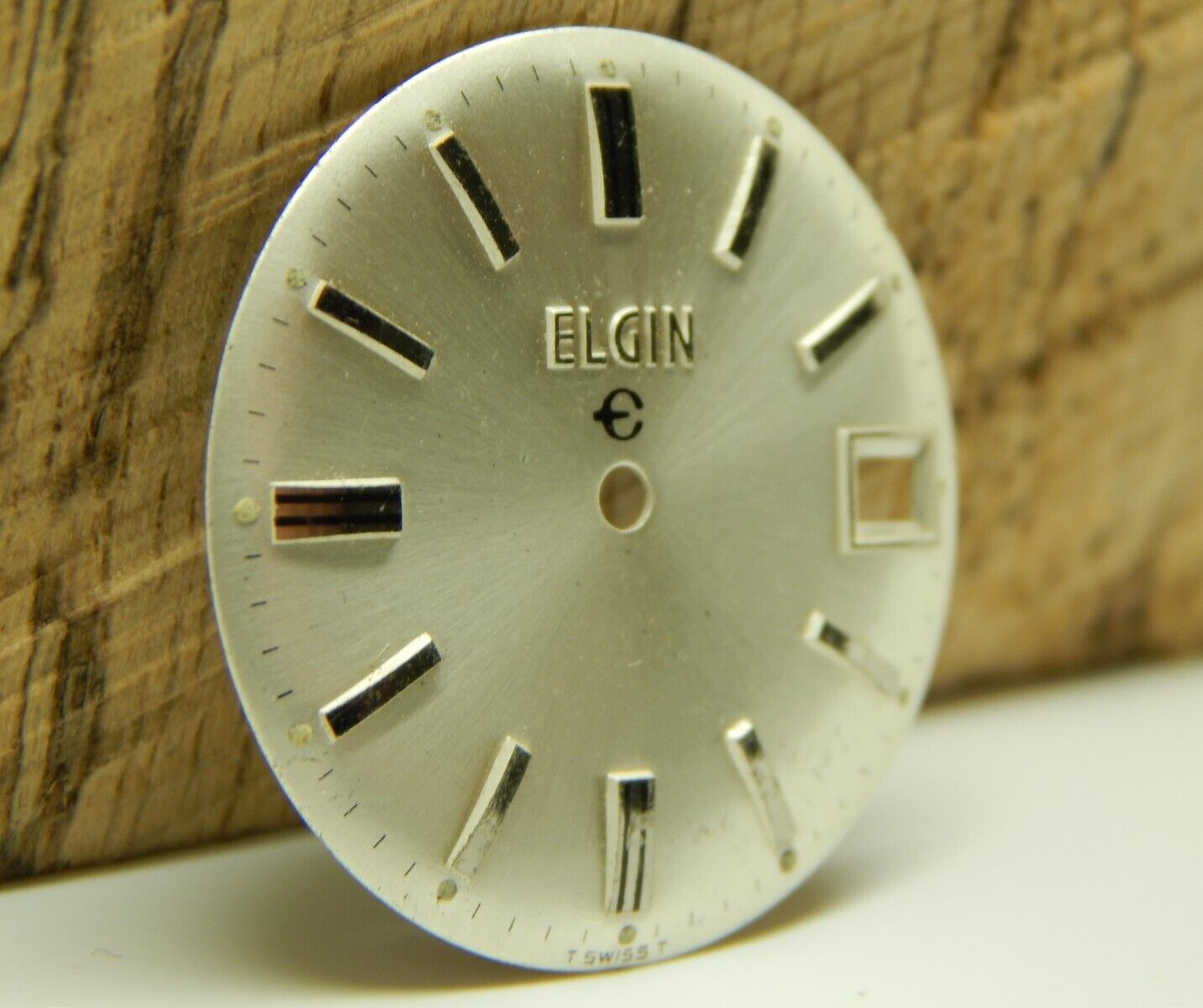 Beautiful Elgin Pearl Watch Dial 28.6mm Diameter NEW OLD STOCK