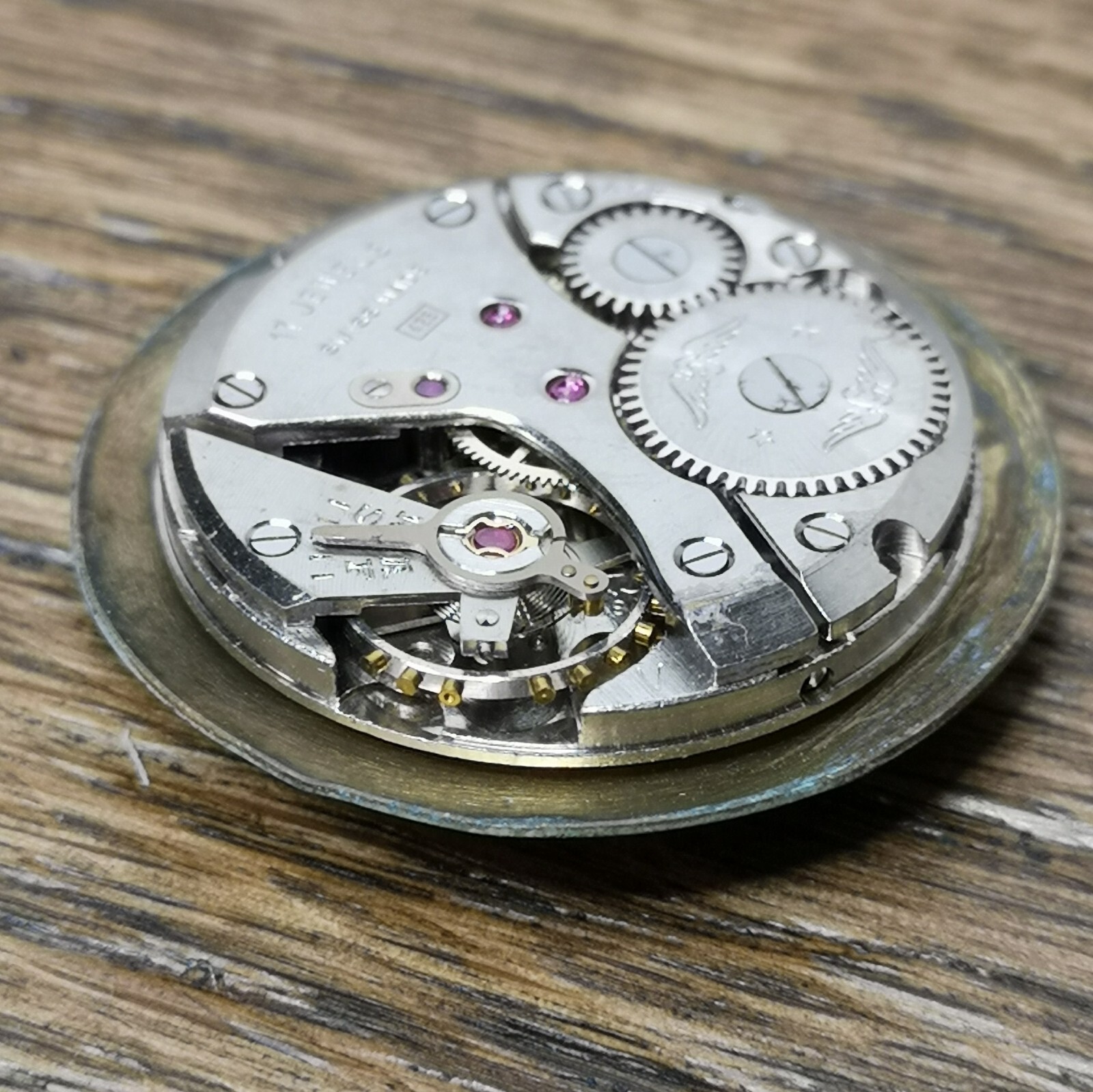 Peseux 380 Rotary Watch Movement, Ticking, For Project or Parts (CQ107)