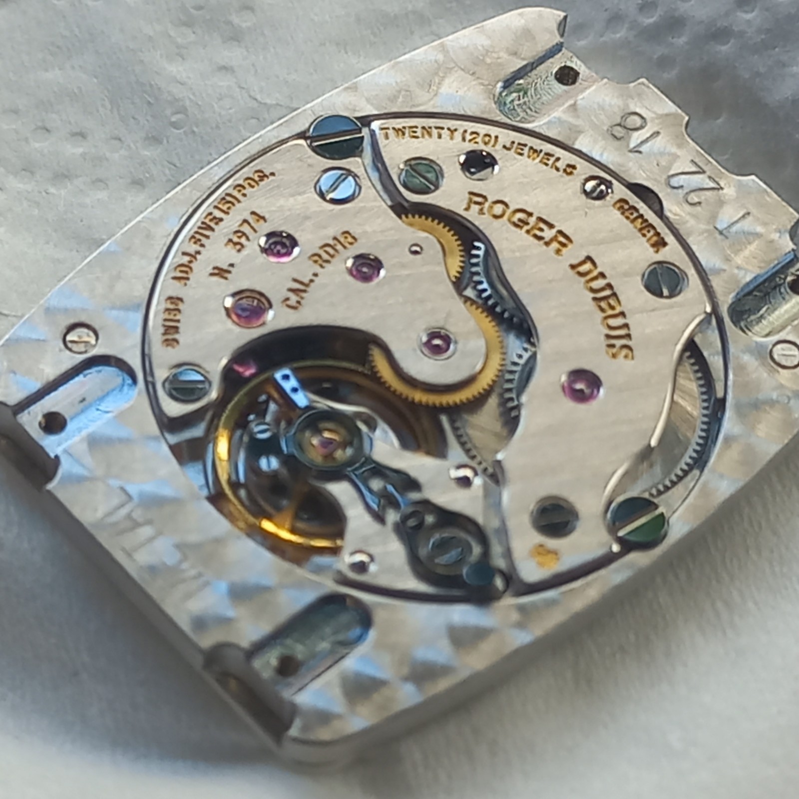 Roger Dubuis Calibre RD48 Audemars Piguet 2080 MOVEMENT.