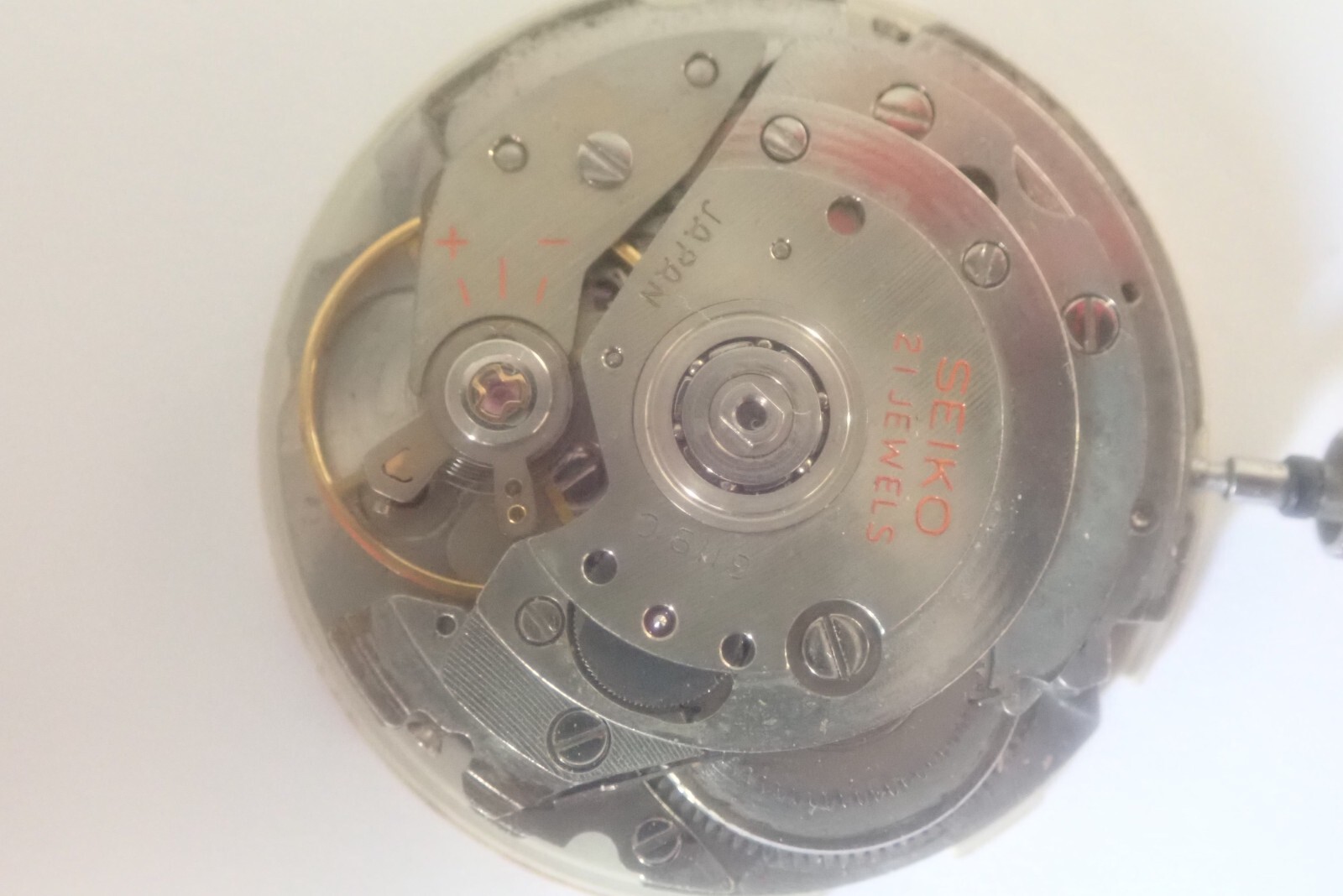 SEIKO 6119C WATCH MOVEMENT PARTS FROM DROP DOWN MENU