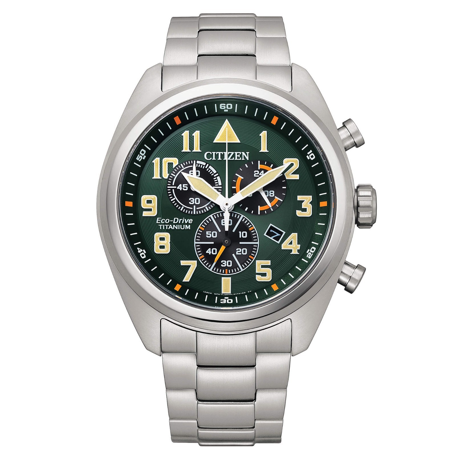 Citizen AT2480-81X Super Titanium Eco-Drive Chrono Men’s Watch