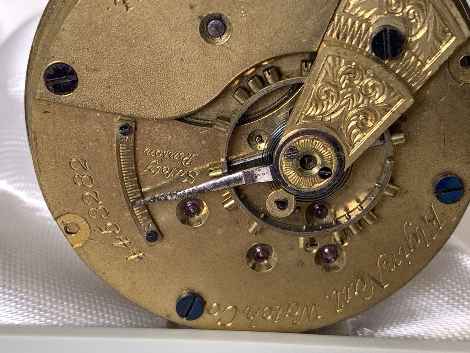 1892 Elgin Pocket Watch Movement Model 3 Grade 10 18S 11J Lever