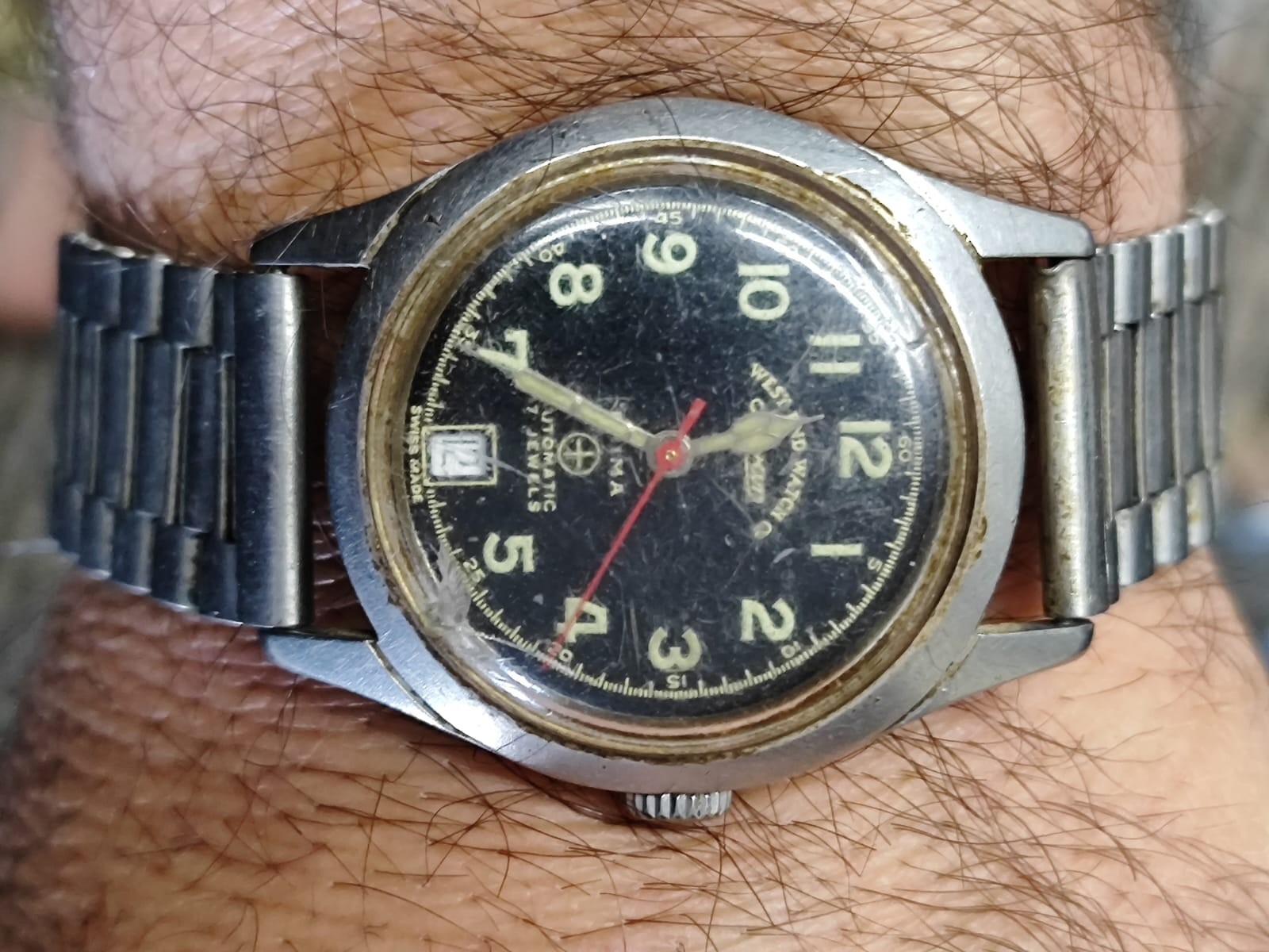 Vintage West End Watch Automatic Cal eta 2846 -35mm working All Original
