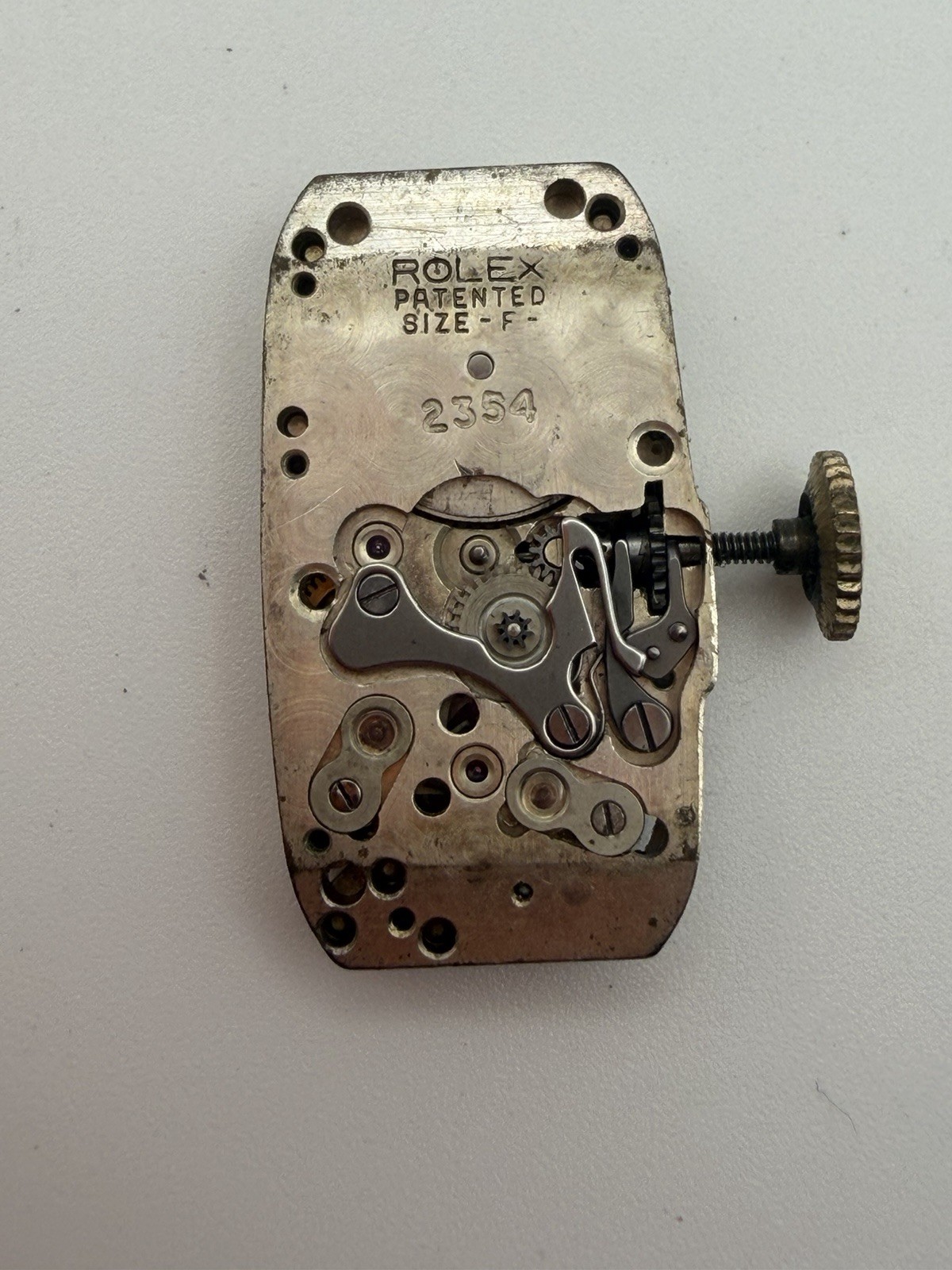 Vintage Rolex Precision Size F 17J Superbalance Movement Parts – No Hairspring