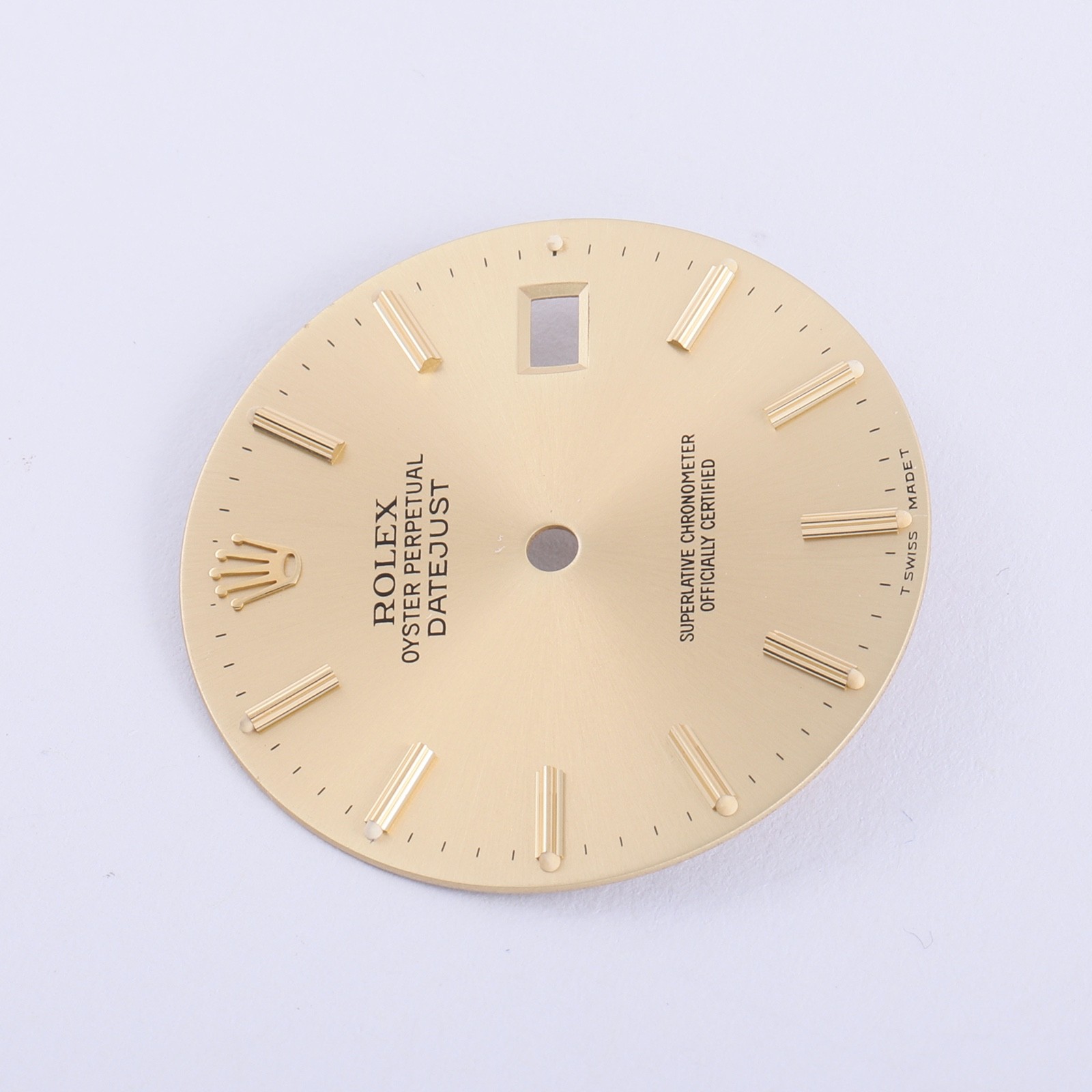 Rolex Mens Datejust 36mm Champagne Stick Dial T Swiss Made T 16013-16233 #c15