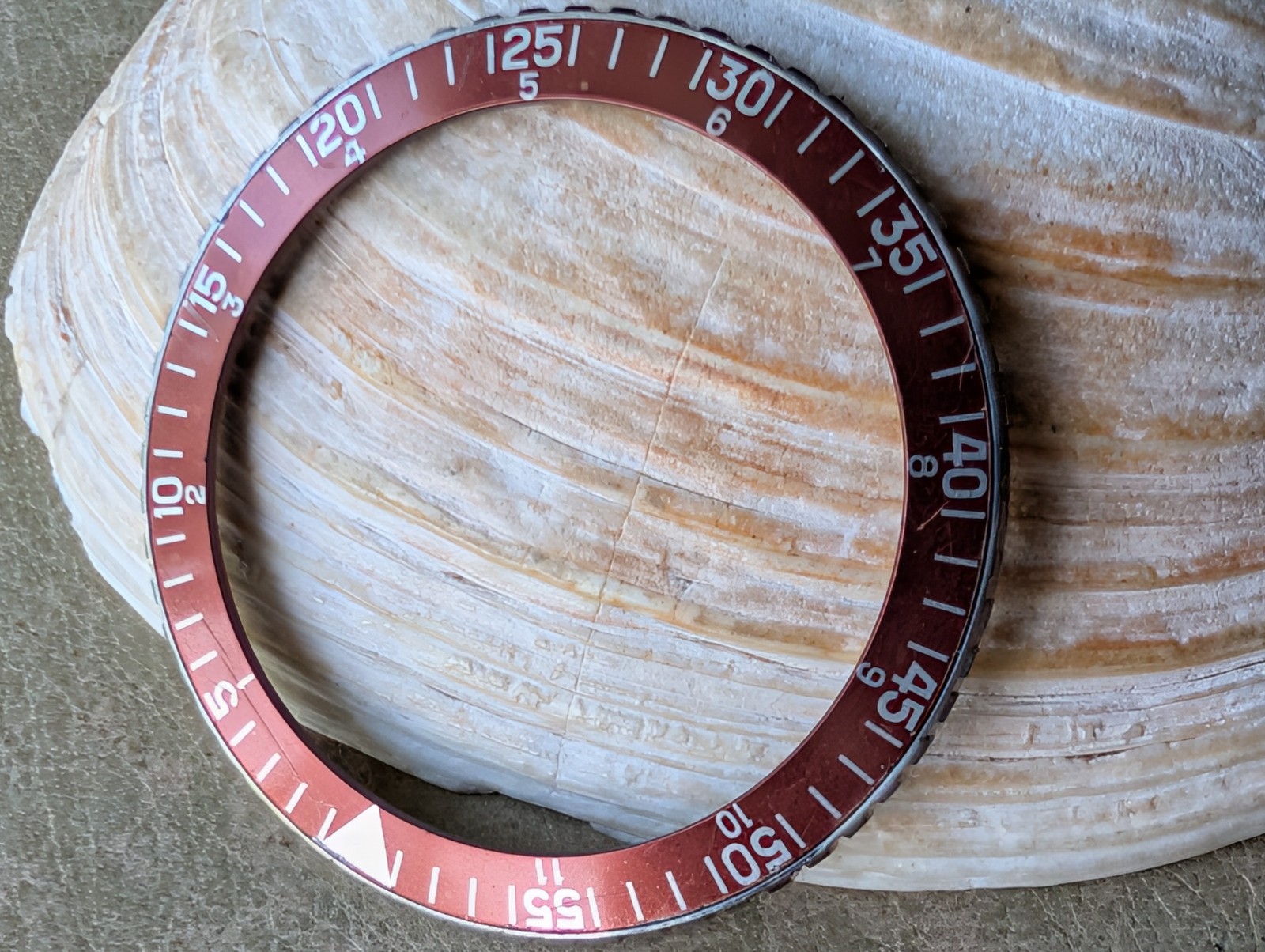 Vintage Wittnauer Professional 239T/7004A Chronograph BEZEL/BURGUNDY INSERT ONLY