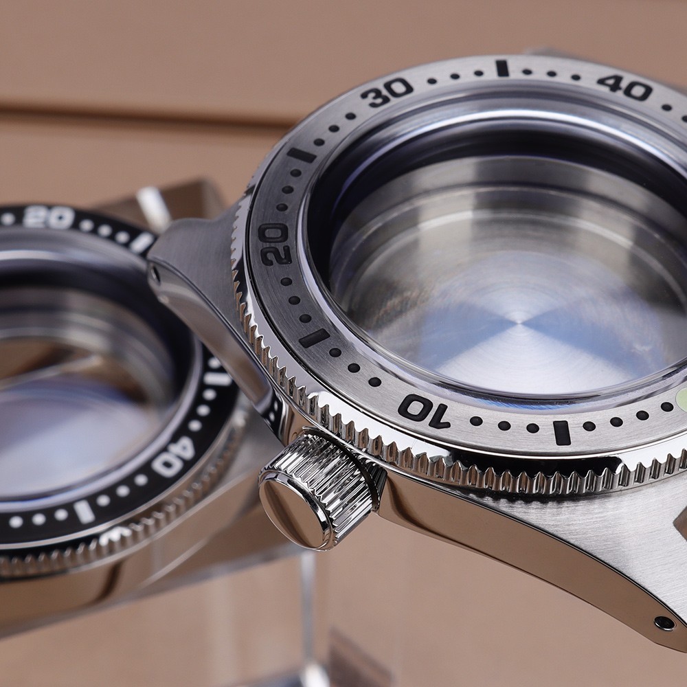 40mm Watch Case Modify 62mas Mod Sapphire 316L Stainless For Seiko NH34 35 36 38