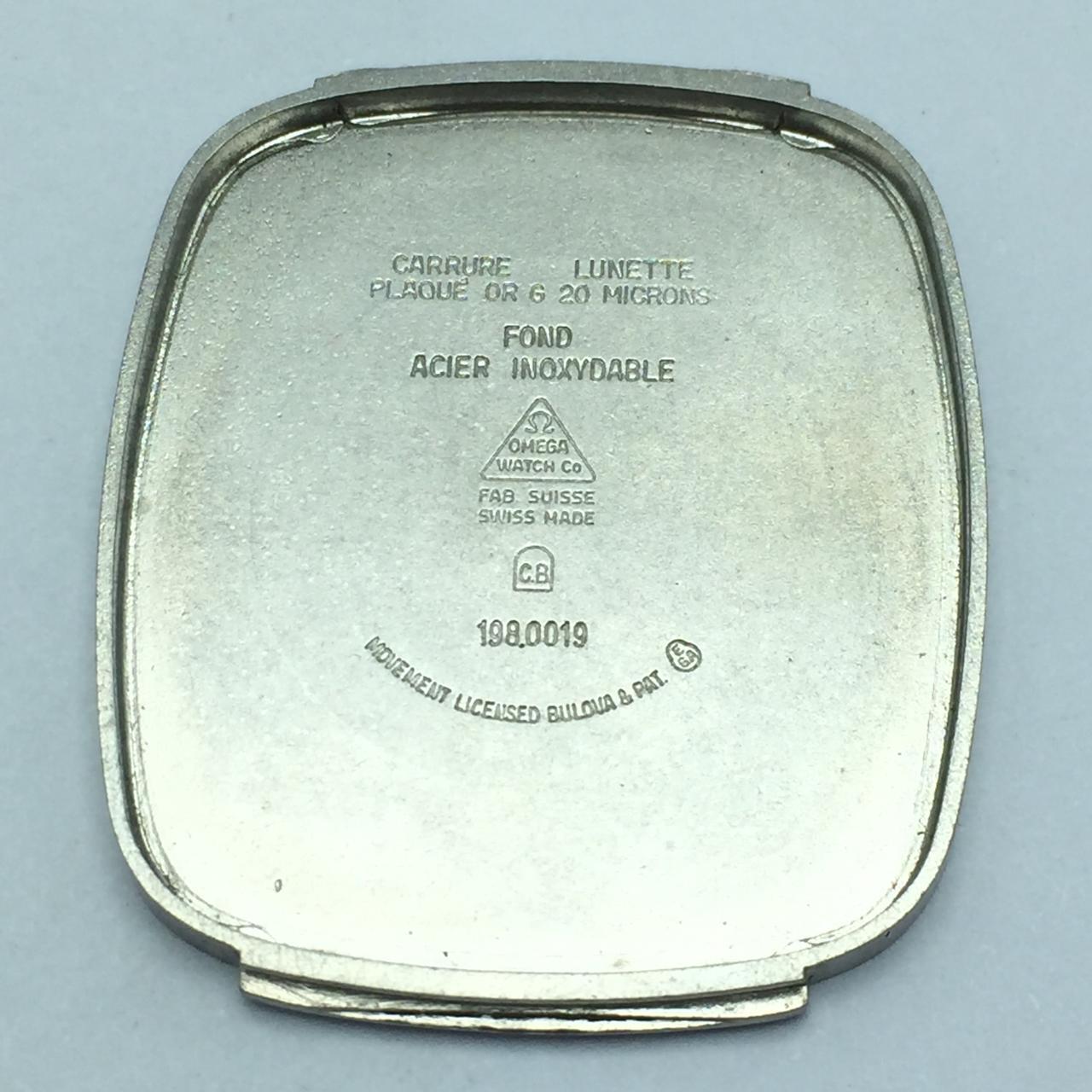 32 mm Omega De Ville Quartz 198.0019 Vintage Watch Case Back Cover BRQ33RM8