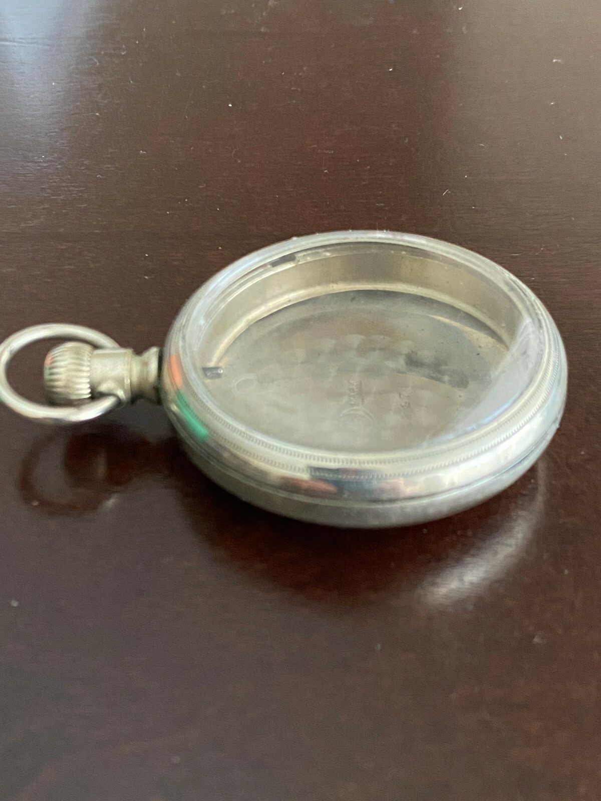 VINTAGE 18S CRESCENT POCKET WATCH ONLY, SWING OUT, LEVER SET, TRADE MARK
