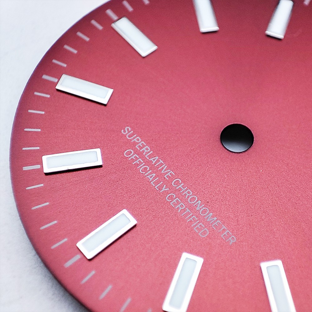 28.5MM Watch Dial Luminous Watch Accessories For NH35 4R Movement