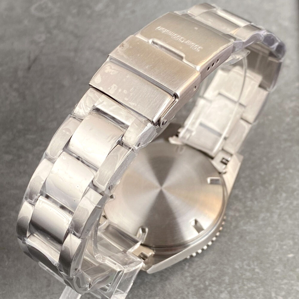 Stainless Steel 41mm for Conkas Men Watch Case fit NH35 Sapphire 32.4mm Dial Set
