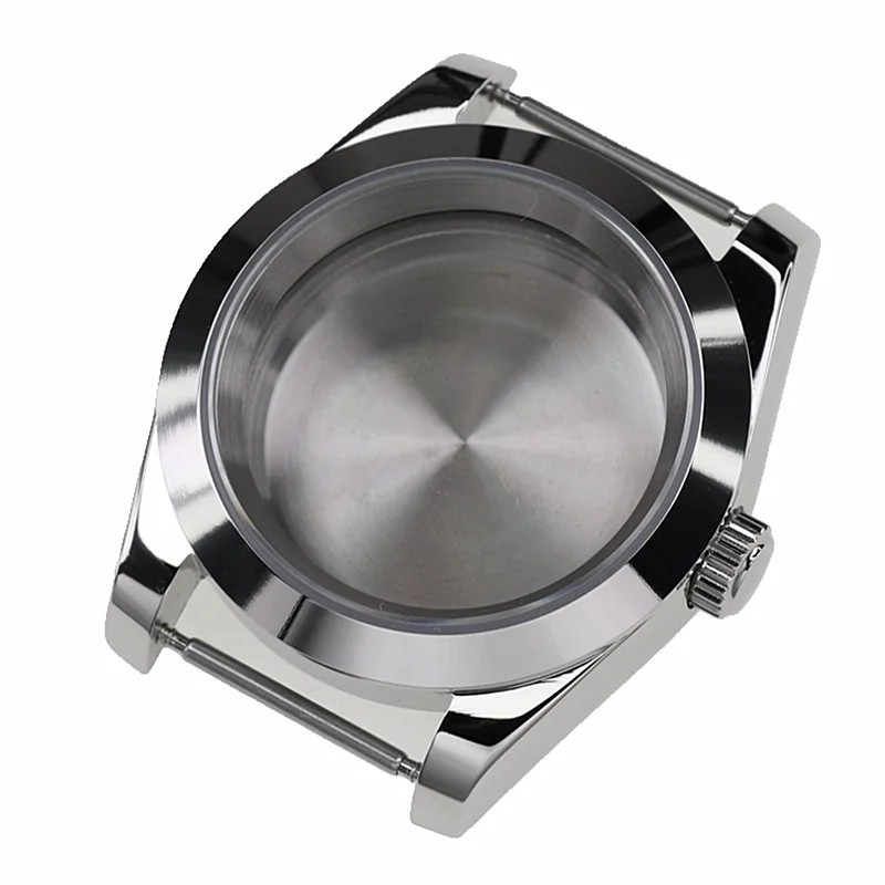 36mm 39mm Steel Watch Case Sapphire Crystal for NH35 NH36 SKX007 Mod