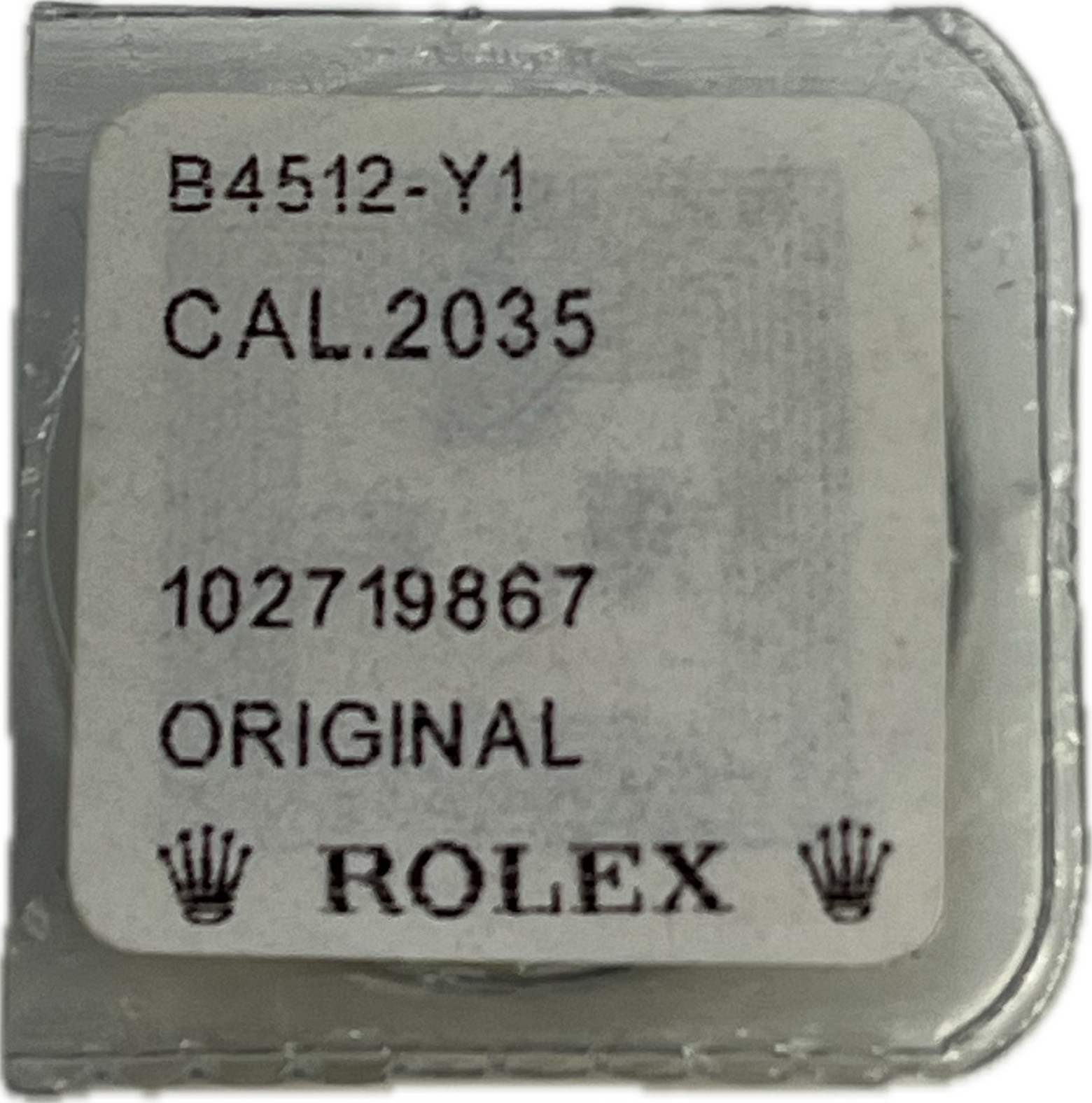 New Original Genuine Factory Sealed Rolex Part B4512-Y1 CAL.2035 Cannon Pinion