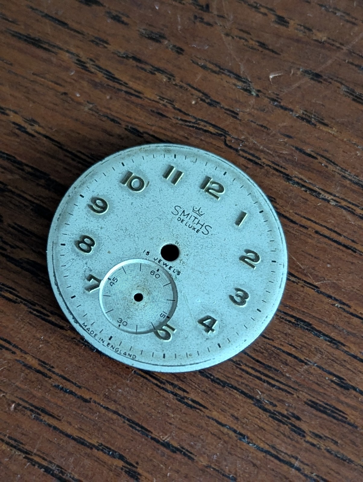Smiths DeLuxe Watch Dial, Everest Range, Good Condition, 29mm #N1000