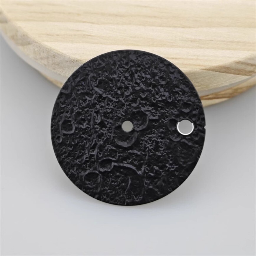 28.5mm NH35 Dial Chang’e Moon Dial Silver Gray Black for NH35/36 Movement