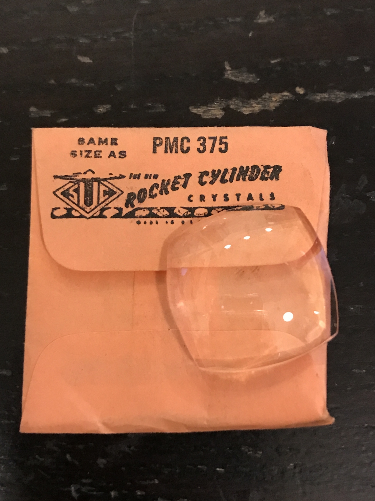 SUC Rocket Crystal RMN 135 for GRUEN Veri-Thin Sheld & Scepter – 22.4 x 22.3mm –