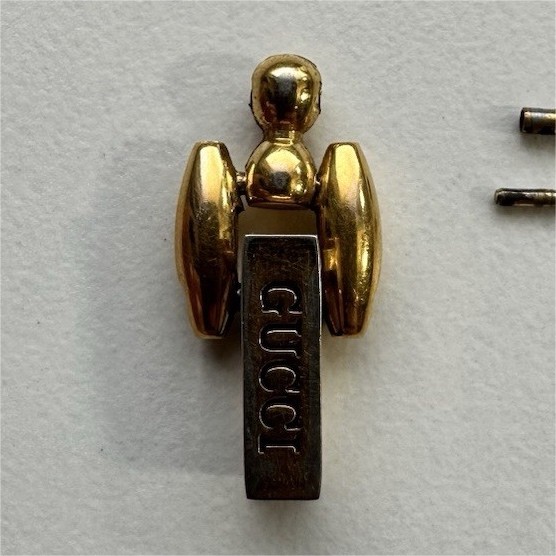 Gucci Bezel Watch 1100,1200,11/12 Rice Link Buckle Clasp/Foldover Clasp